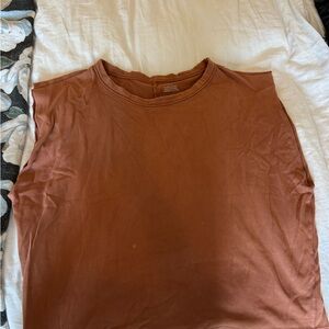 Aerie Pinkish Brown Short Sleeve T-Shirt